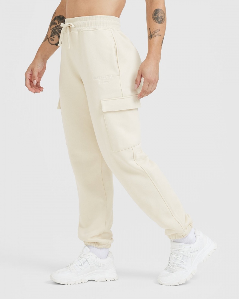 Oner Active All Day Est 2020 Cargo Joggingbroek Lichtgeel | MGJ-835029