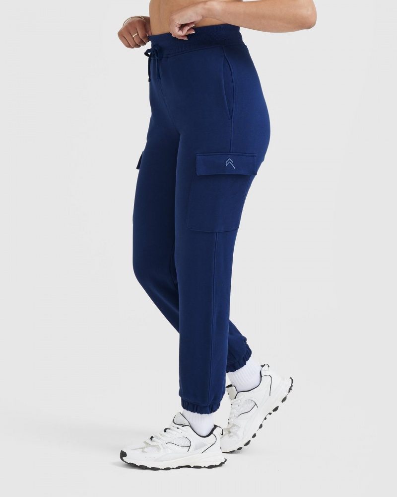 Oner Active All Day Lichtgewicht Cargo Joggingbroek Blauw | XUF-035216