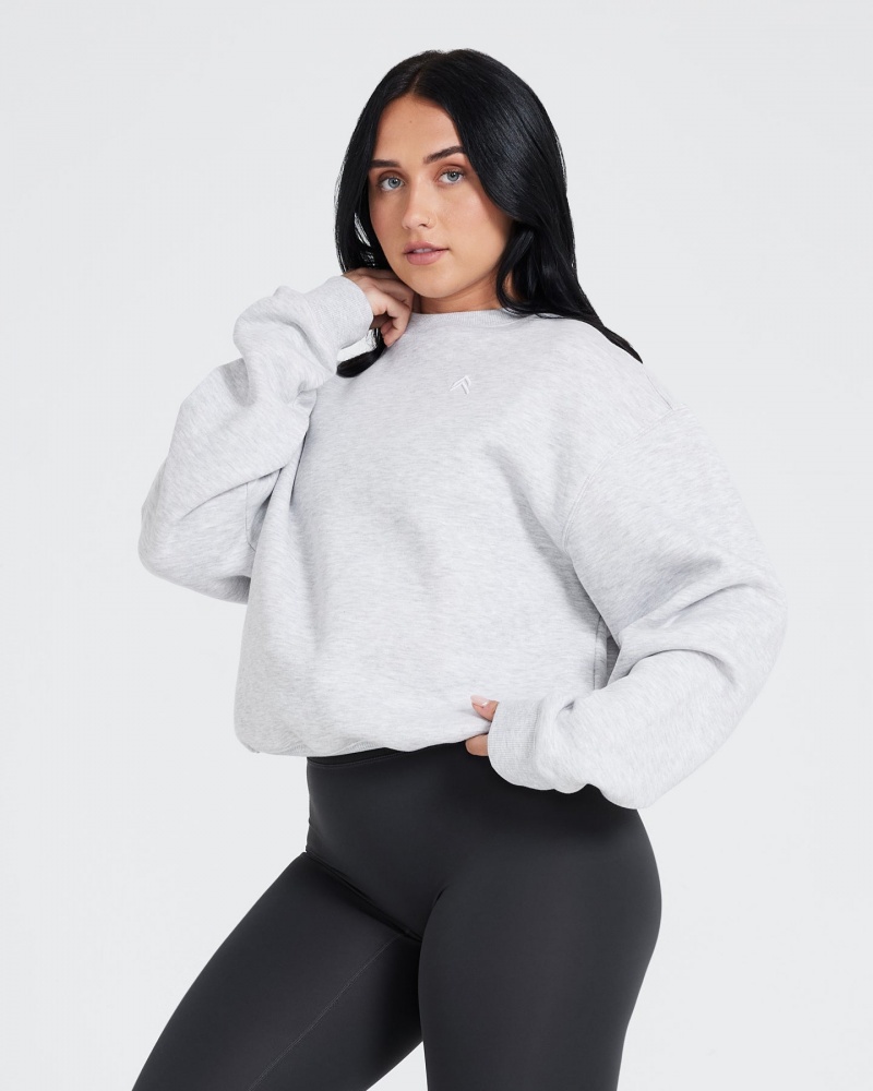 Oner Active All Day Oversized Sweatshirts Lichtgrijs | VXM-293745
