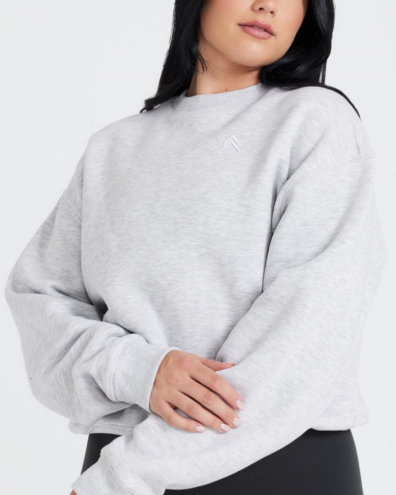 Oner Active All Day Oversized Sweatshirts Lichtgrijs | VXM-293745
