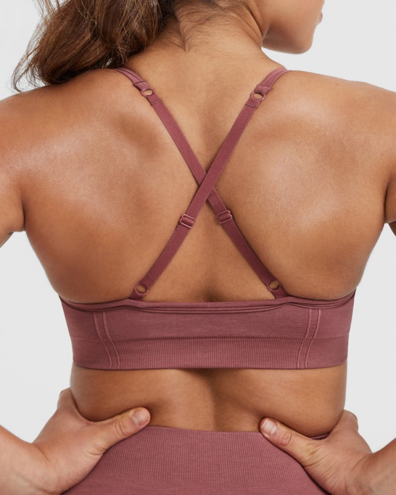 Oner Active Effortless Bandjes Bralette Sports Bras Roze | YCN-852046