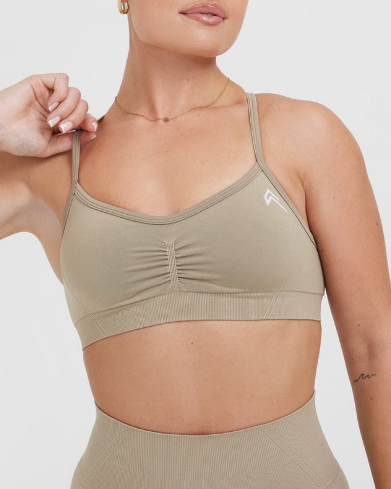 Oner Active Effortless Bandjes Bralette Sports Bras Grijs | WSR-287156