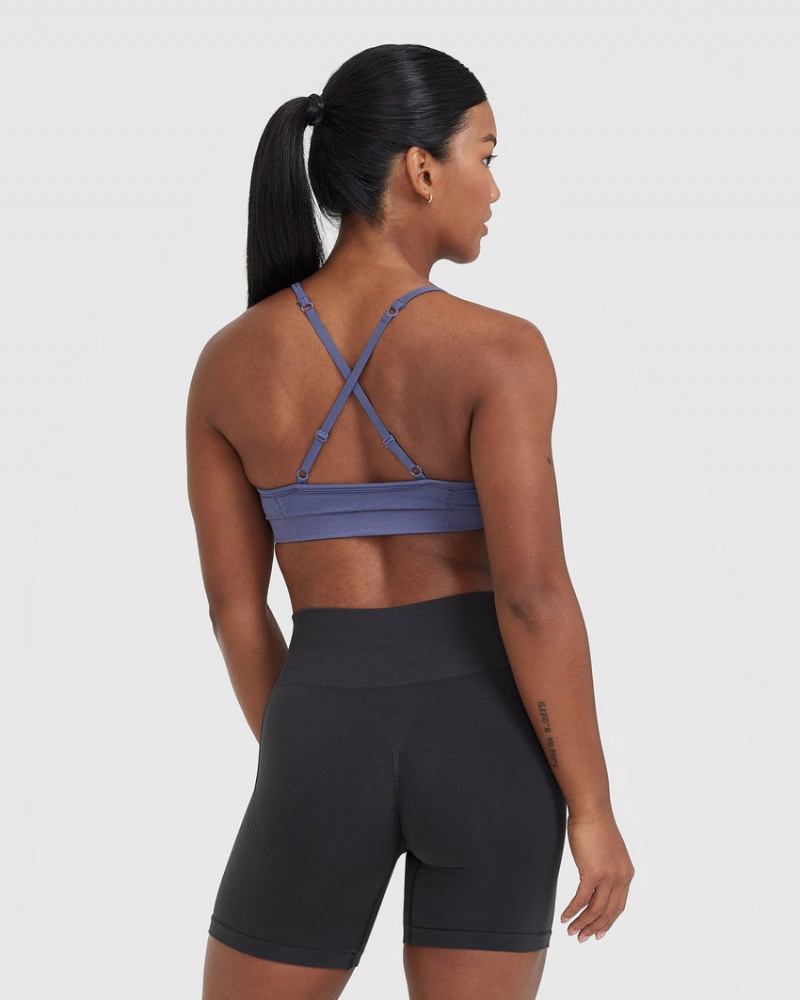 Oner Active Effortless Bandjes Bralette Sports Bras Blauw | KMY-459731