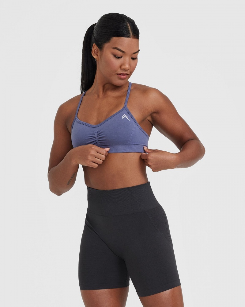Oner Active Effortless Bandjes Bralette Sports Bras Blauw | KMY-459731