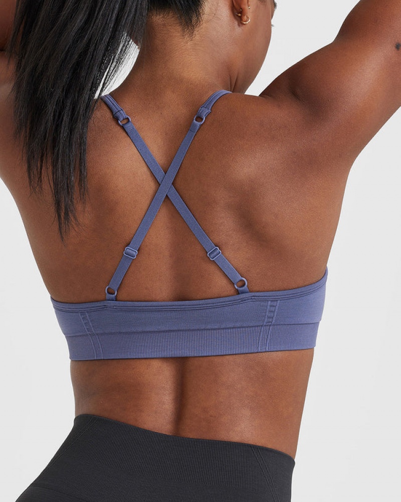 Oner Active Effortless Bandjes Bralette Sports Bras Blauw | KMY-459731