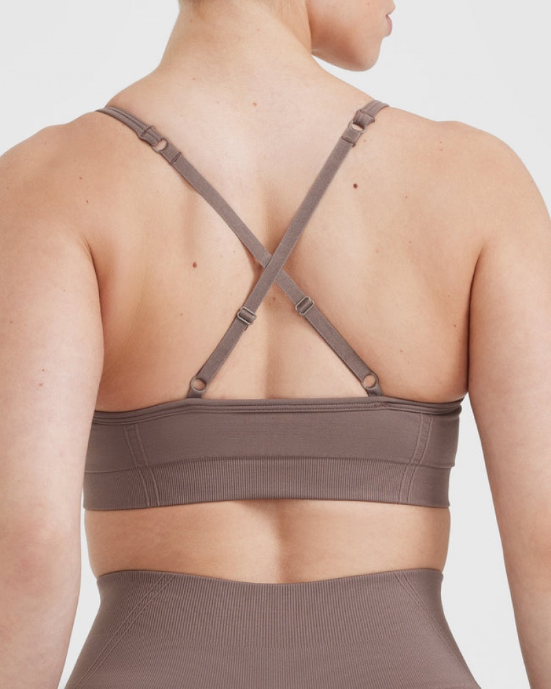 Oner Active Effortless Bandjes Bralette Sports Bras Bruin | KFM-082593