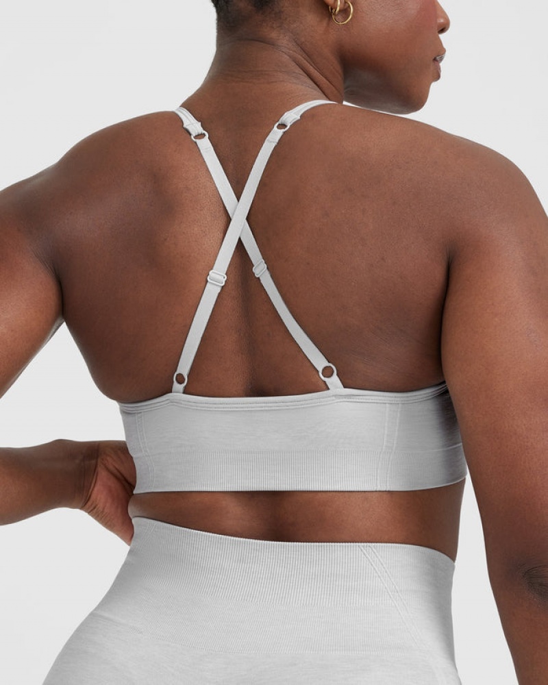 Oner Active Effortless Bandjes Bralette Sports Bras Grijs | LFV-160879