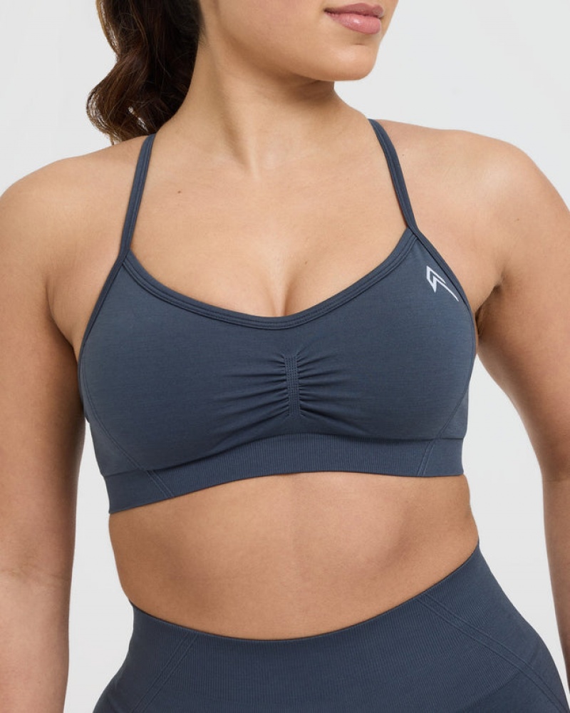 Oner Active Effortless Bandjes Bralette Sports Bras Blauw | QYD-128463