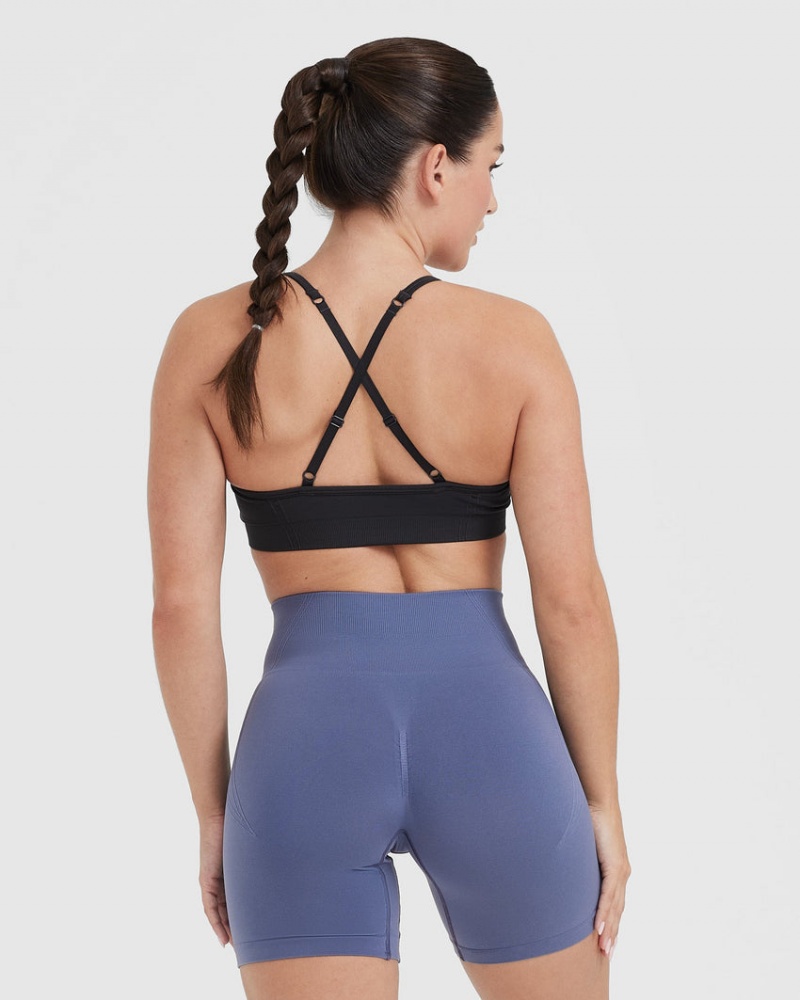 Oner Active Effortless Bandjes Bralette Sports Bras Zwart | NKY-716209