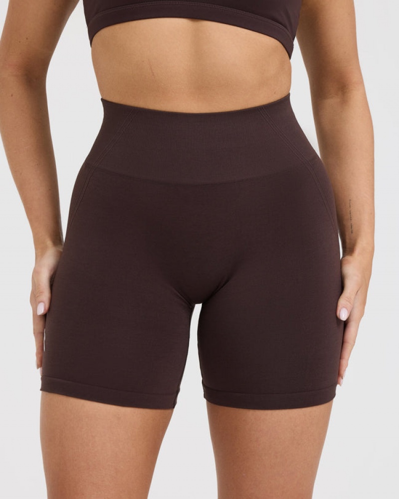 Oner Active Effortless Seamless Korte Broek Paars Bruin | KCF-960735