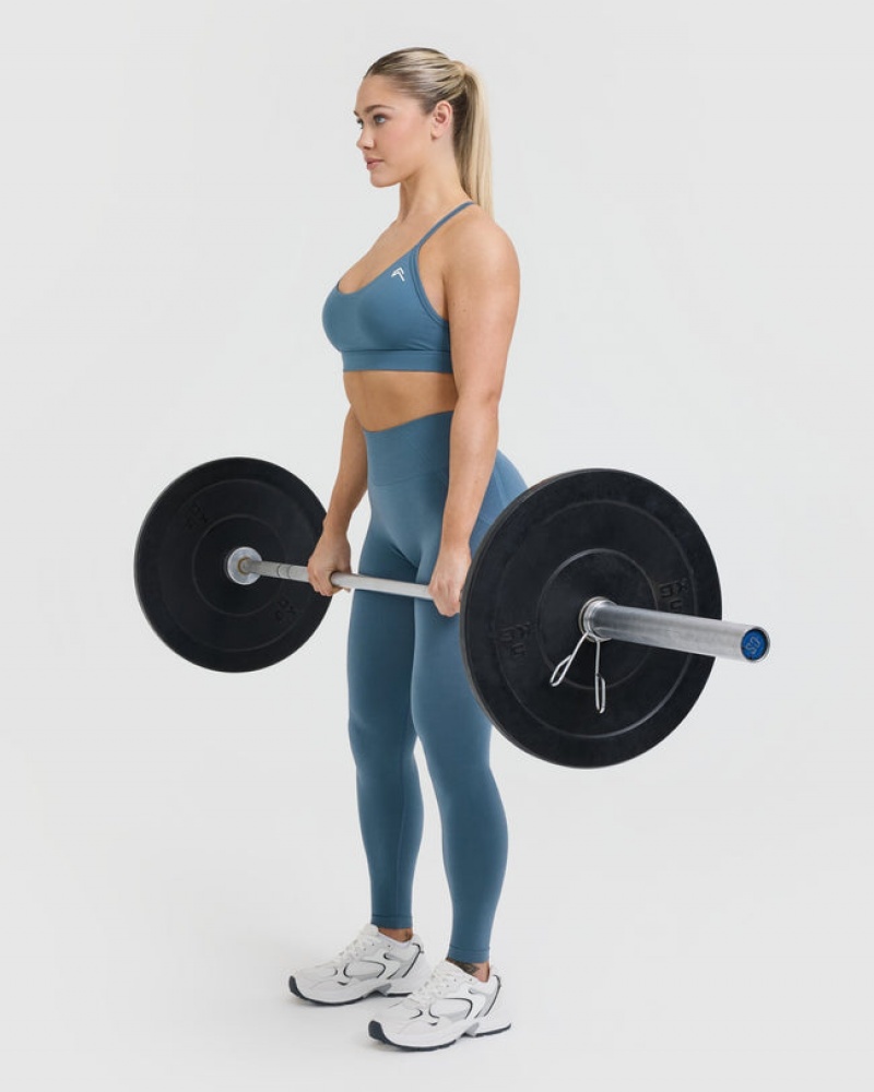 Oner Active Effortless Seamless Leggings Blauw | ORN-894561