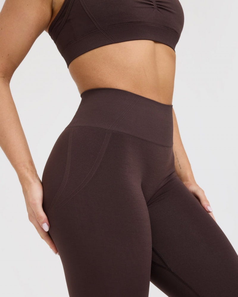 Oner Active Effortless Seamless Leggings Paars Bruin | WQO-360284