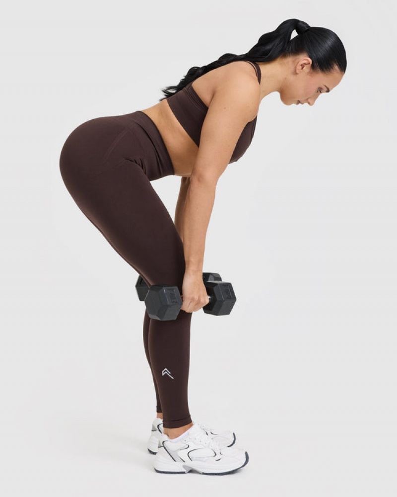 Oner Active Effortless Seamless Leggings Paars Bruin | WQO-360284