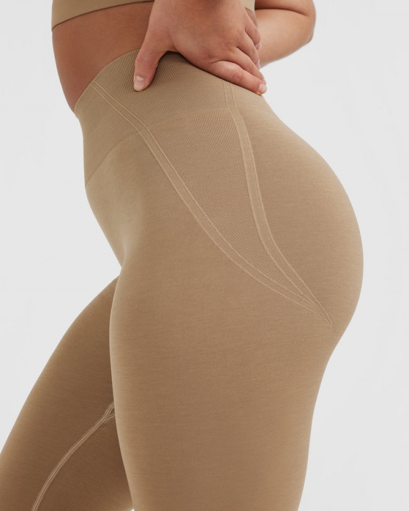 Oner Active Effortless Seamless Leggings Bruin | DYX-035498