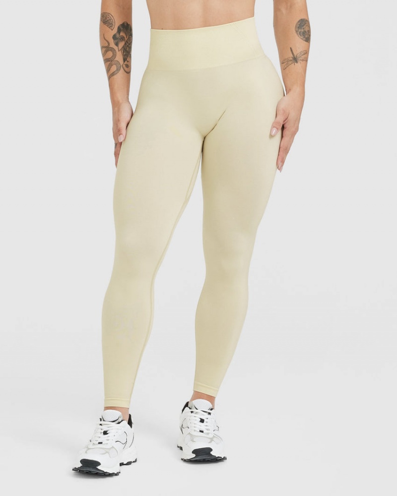 Oner Active Effortless Seamless Leggings Lichtgeel | BHX-309426