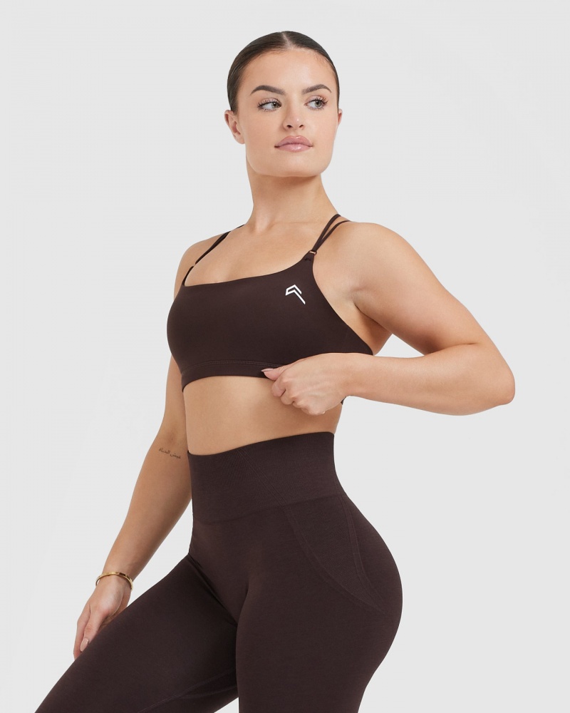 Oner Active Everyday Cross Over Bralette Sports Bras Donkergrijs | RFU-539472