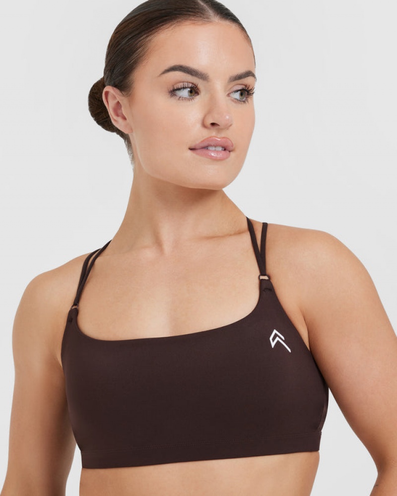 Oner Active Everyday Cross Over Bralette Sports Bras Donkergrijs | RFU-539472