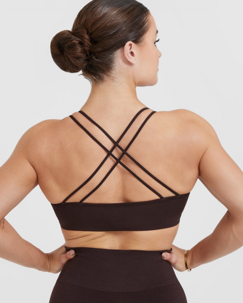 Oner Active Everyday Cross Over Bralette Sports Bras Donkergrijs | RFU-539472