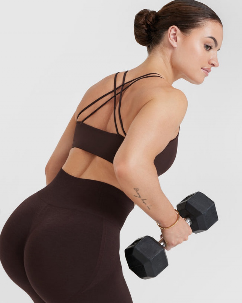 Oner Active Everyday Cross Over Bralette Sports Bras Donkergrijs | RFU-539472