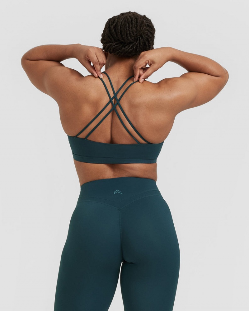 Oner Active Everyday Cross Over Bralette Sports Bras Blauw | CPH-765942