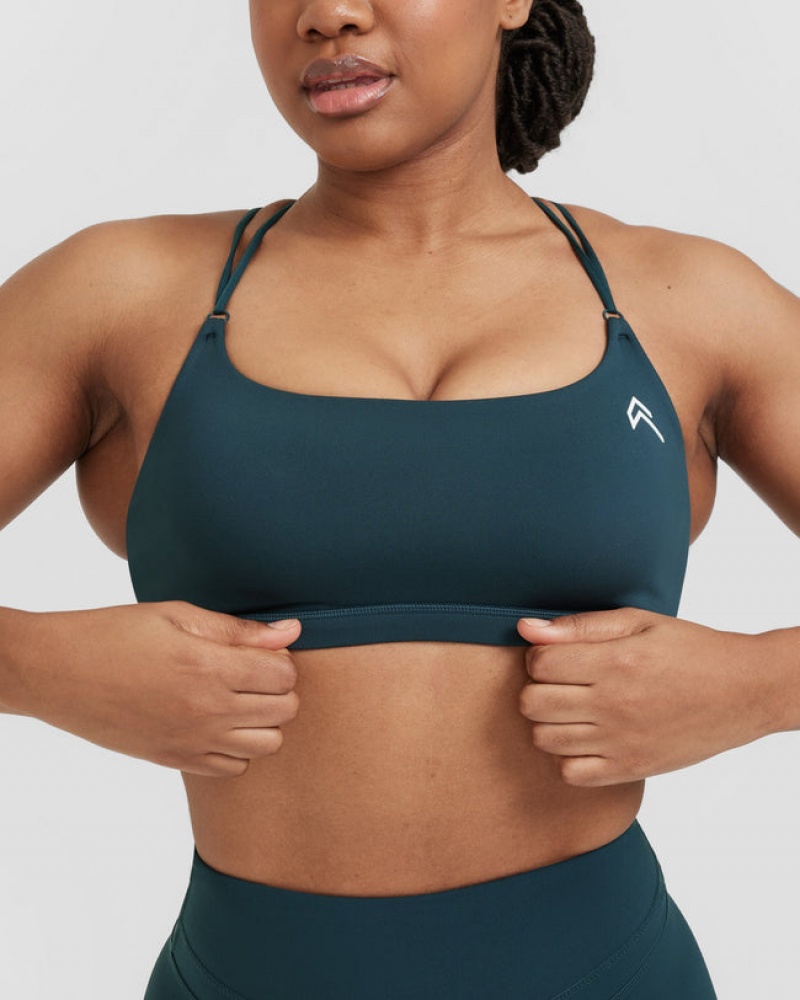 Oner Active Everyday Cross Over Bralette Sports Bras Blauw | CPH-765942