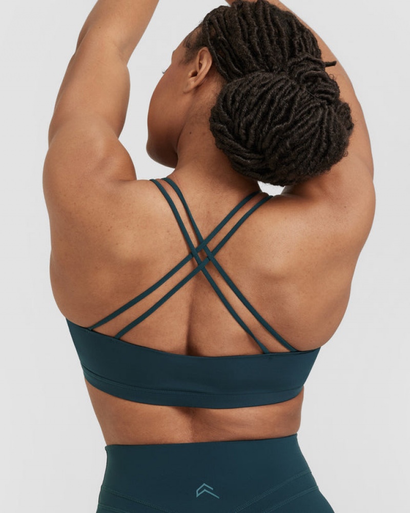 Oner Active Everyday Cross Over Bralette Sports Bras Blauw | CPH-765942
