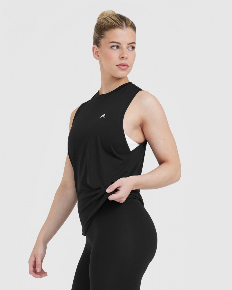 Oner Active Go To Muscle T-shirts Zwart | CDT-690758