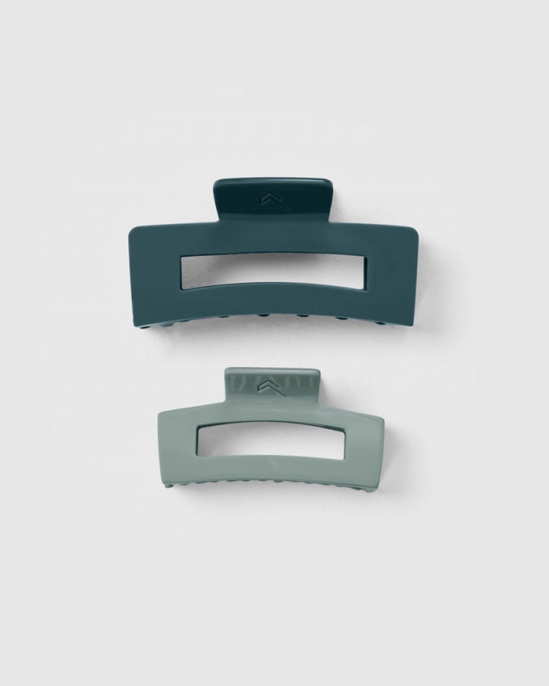 Oner Active Hair Claws 2 Pack Accessoires Groen Gekleurd | JPM-804725