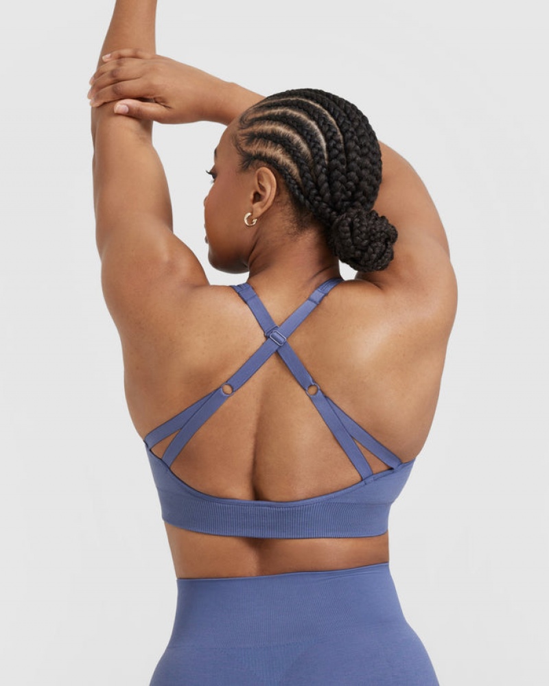 Oner Active Klassieke Seamless 2.0 Bralette Sports Bras Blauw | SBL-165827