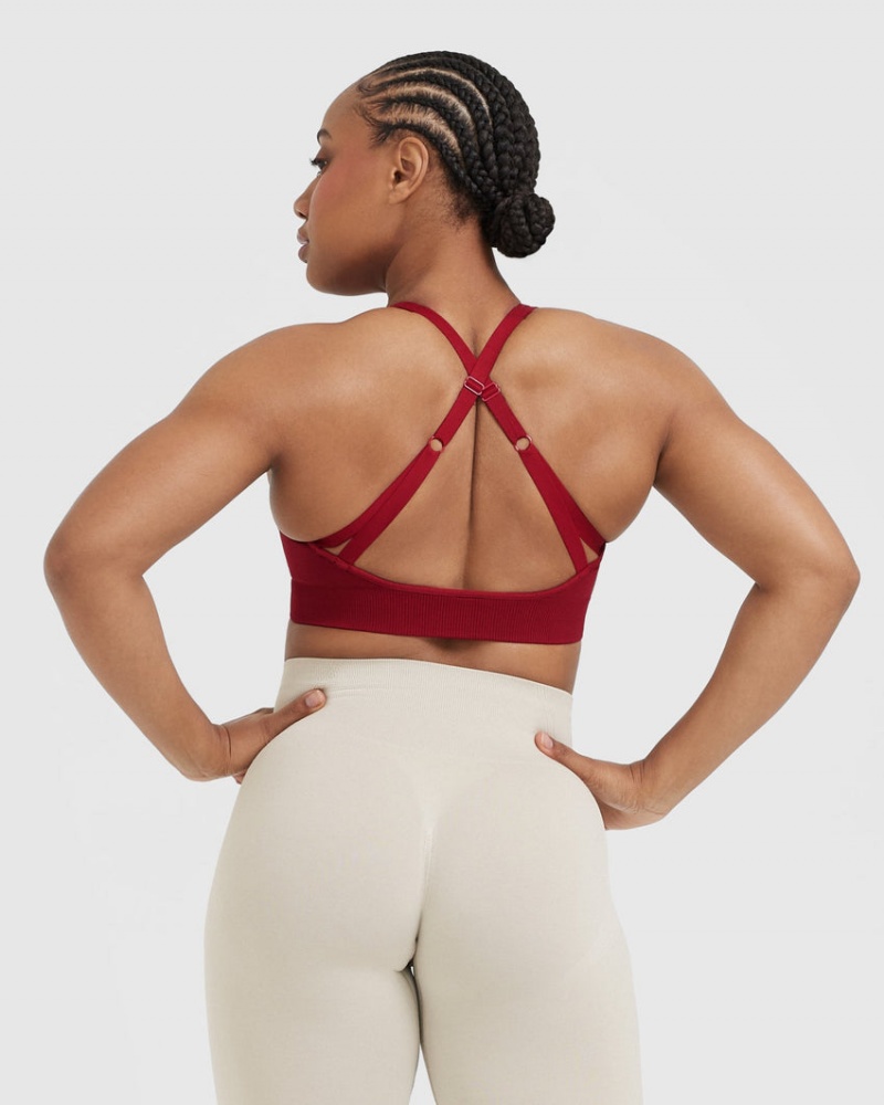 Oner Active Klassieke Seamless 2.0 Bralette Sports Bras Rood Bordeaux | TWY-203457