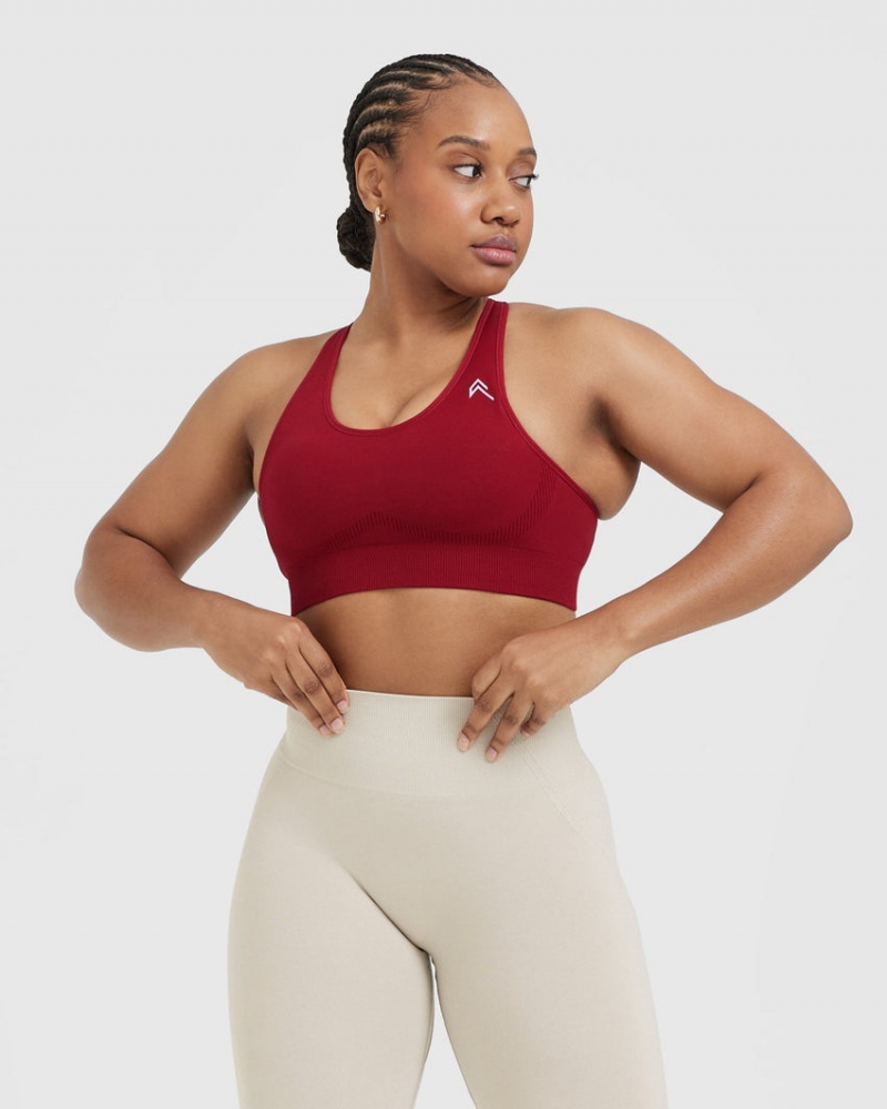 Oner Active Klassieke Seamless 2.0 Bralette Sports Bras Rood Bordeaux | TWY-203457