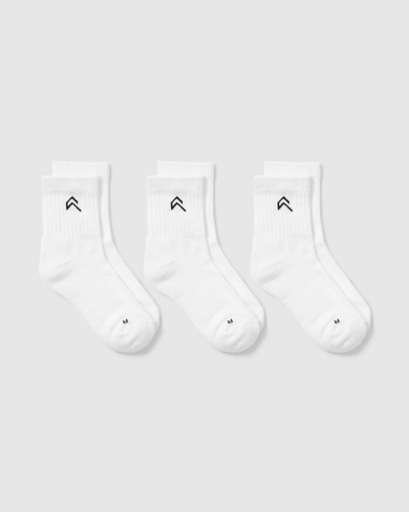 Oner Active Mid Crew 3 Pack Accessoires Wit | KTE-096214