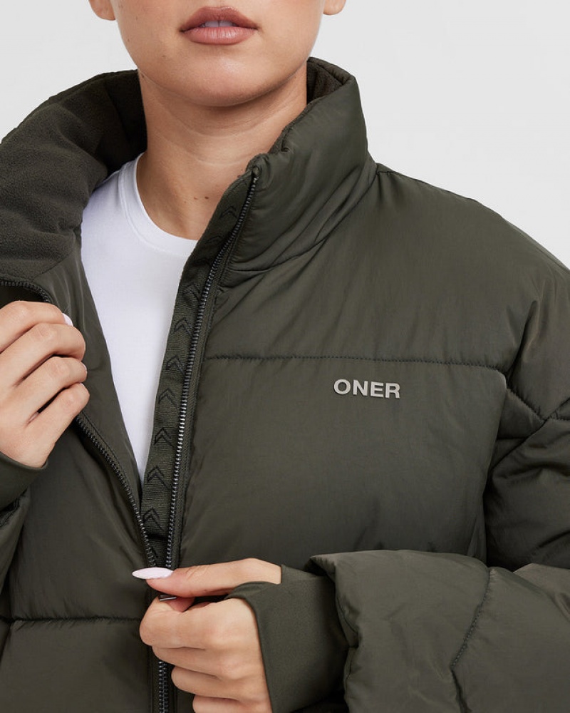 Oner Active Puffer Jassen Khaki | TSI-506831