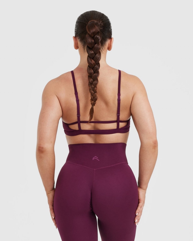 Oner Active Timeless Bandjes Bralette Sports Bras Bordeaux | EWX-359410