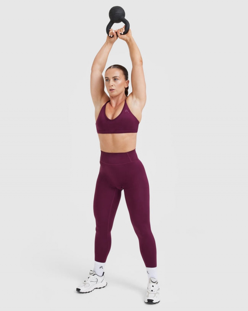 Oner Active Timeless Bandjes Bralette Sports Bras Bordeaux | EWX-359410