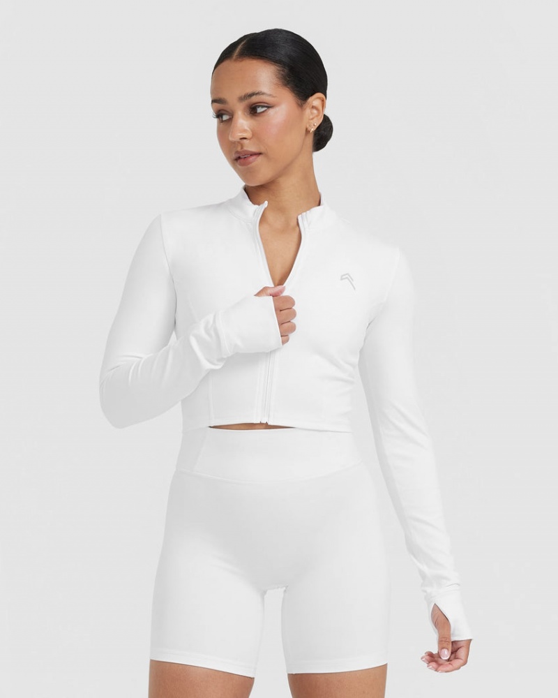 Oner Active Timeless Crop Jassen Wit | VFL-832951