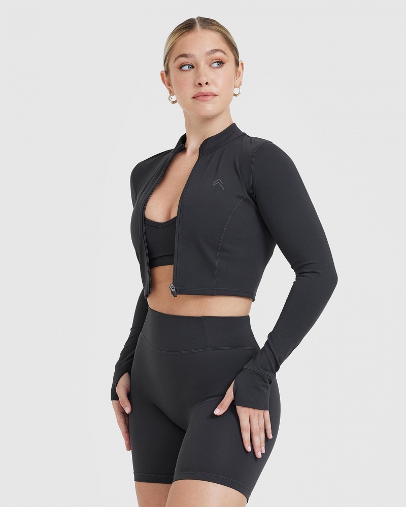 Oner Active Timeless Crop Jassen Zwart | UCS-273860