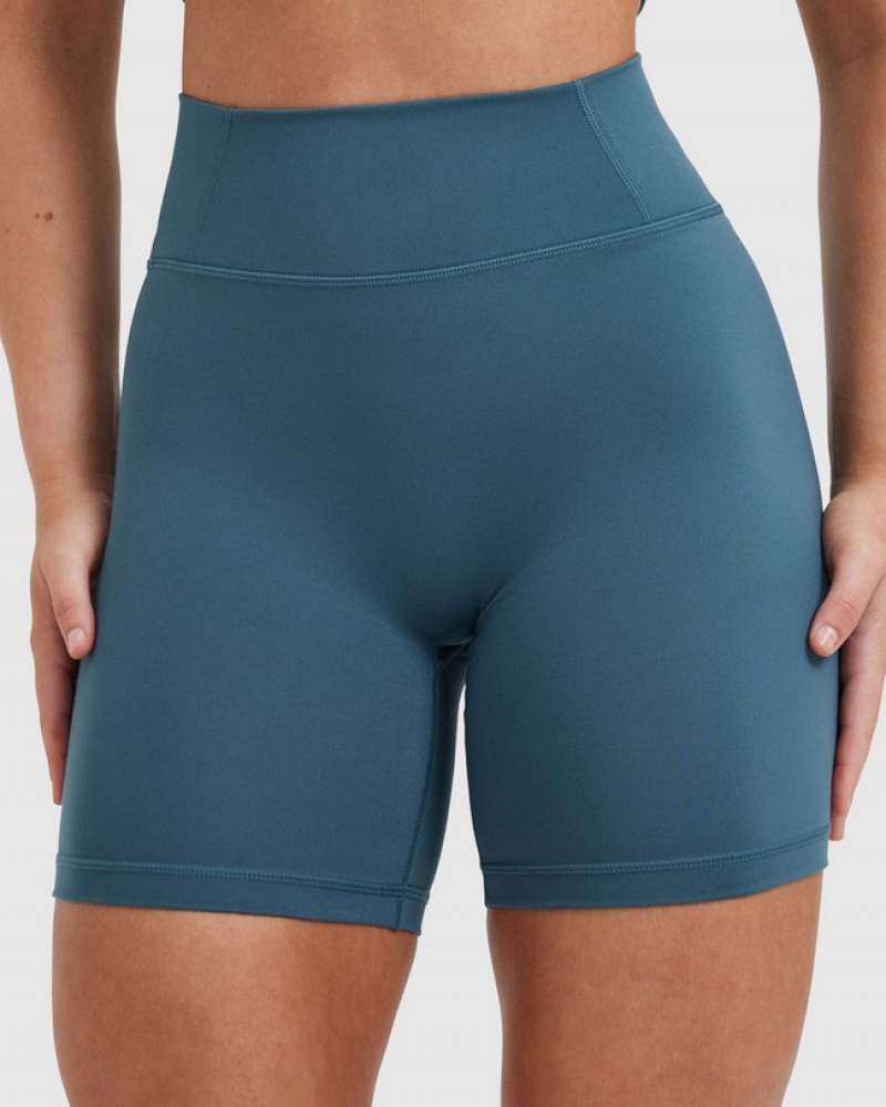 Oner Active Timeless High Waisted Korte Broek Blauw | IYN-928607
