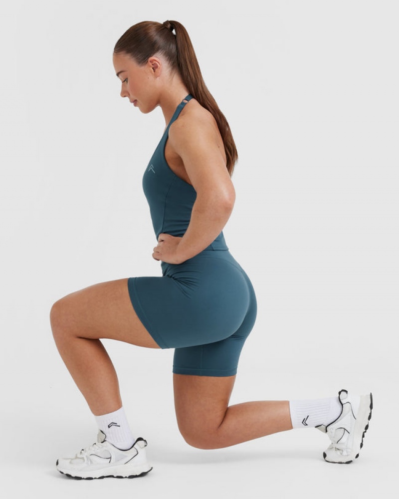 Oner Active Timeless High Waisted Korte Broek Blauw | IYN-928607