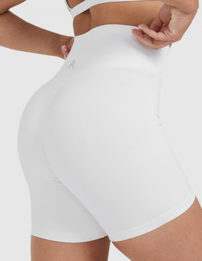 Oner Active Timeless High Waisted Korte Broek Wit | CUK-209534