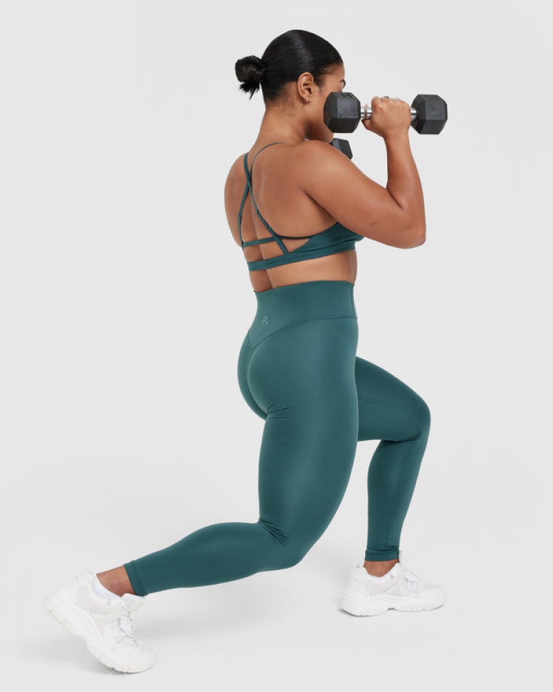 Oner Active Timeless High Waisted Leggings Blauw Turquoise | GPN-207685