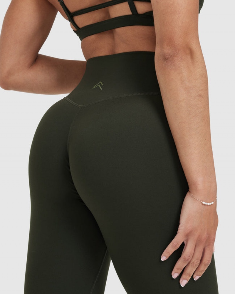 Oner Active Timeless High Waisted Leggings Khaki | LBX-407931