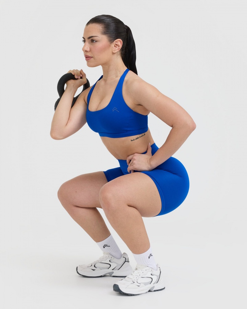 Oner Active Timeless Square Neck Sports Bras Diepblauw | ISQ-735491