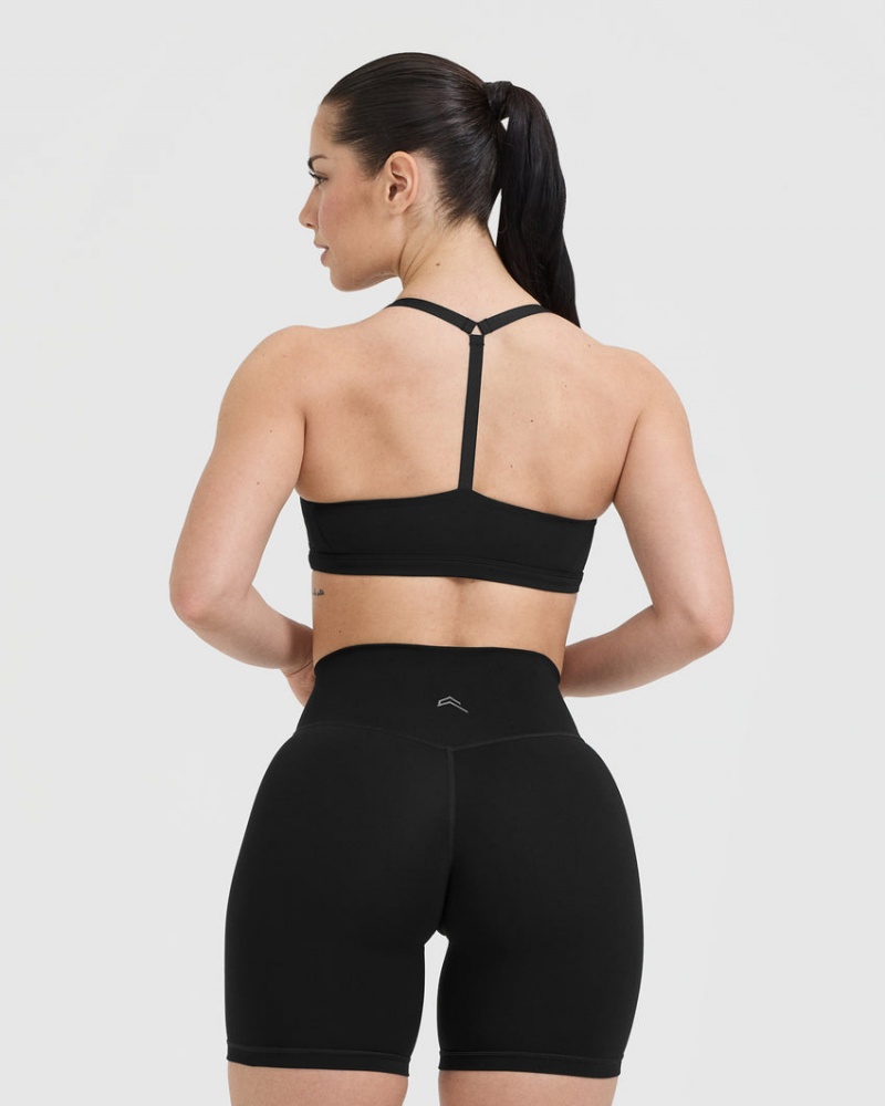 Oner Active Timeless Square Neck Sports Bras Zwart | CEP-398041
