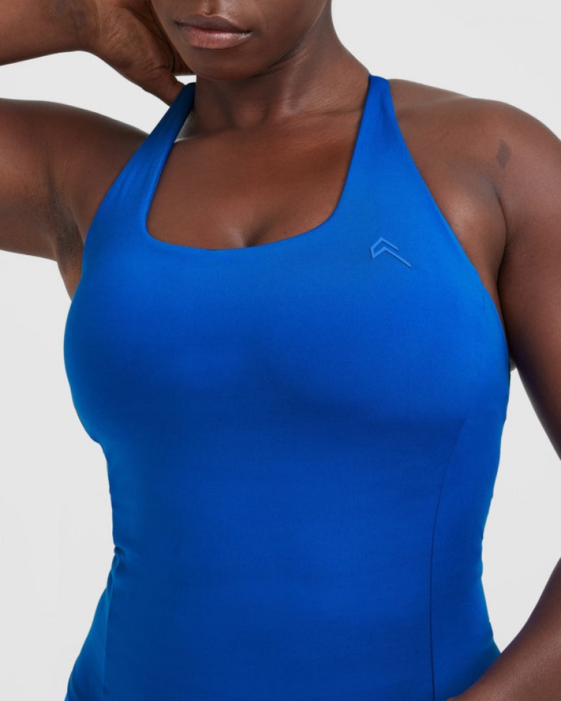Oner Active Timeless Square Neck T-shirts Diepblauw | UMJ-106853