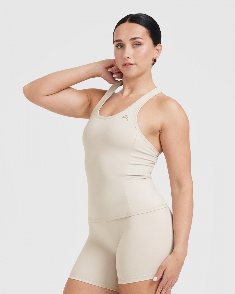 Oner Active Timeless T-shirts Bruin | YGX-192758