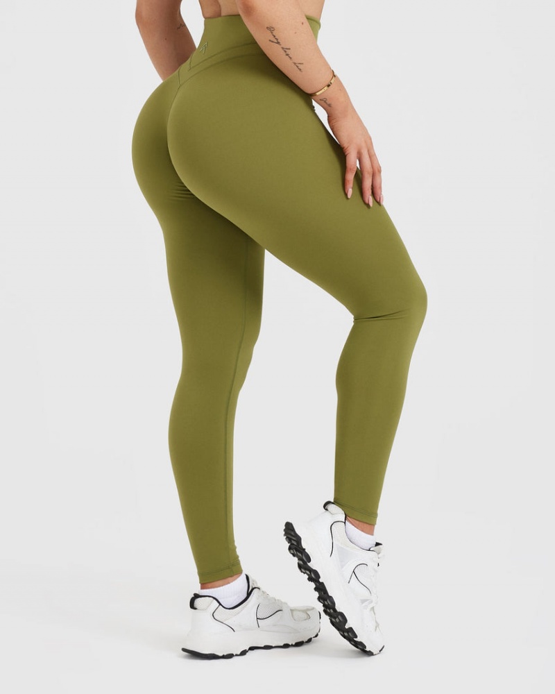 Oner Active Unified High Waisted Leggings Olijfgroen Groen | CYS-123075