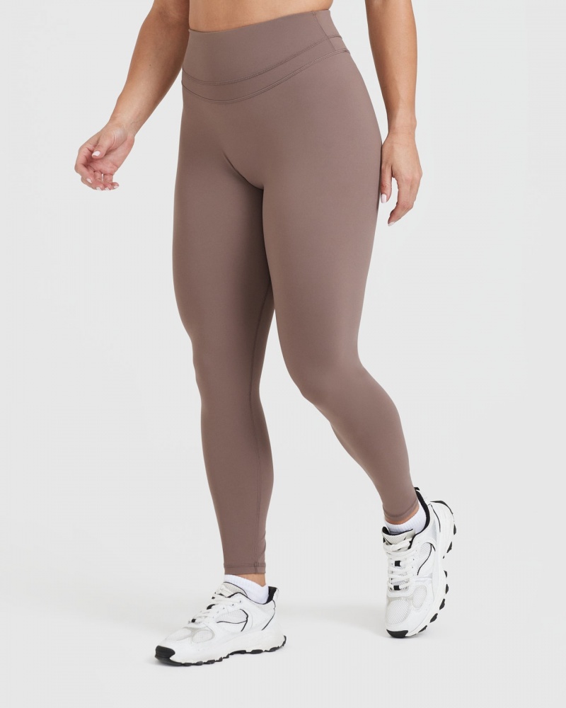 Oner Active Unified High Waisted Leggings Bruin | ODB-124593