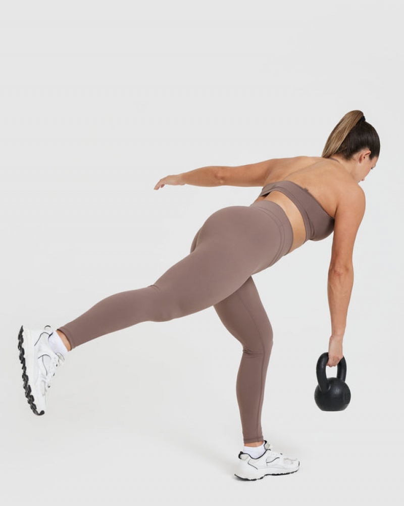 Oner Active Unified High Waisted Leggings Bruin | ODB-124593
