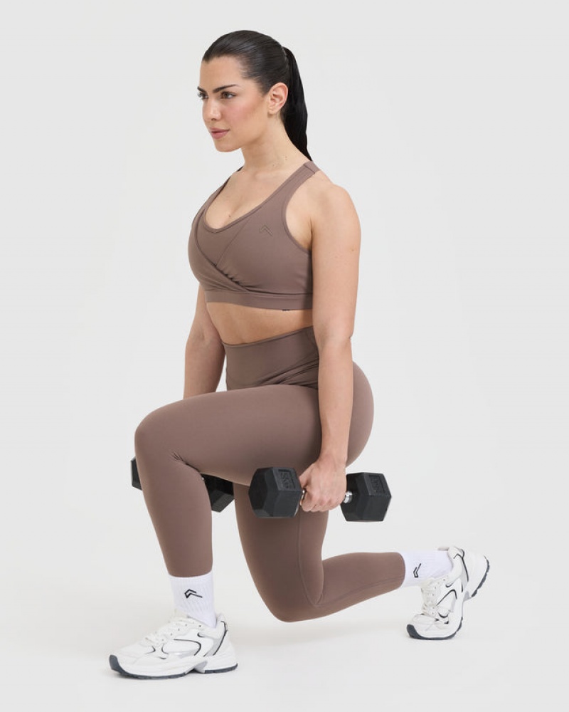 Oner Active Unified Layered Sports Bras Bruin | QFN-053148